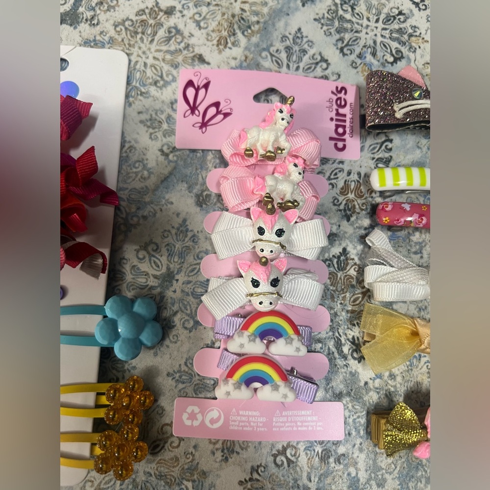 Colorful Hair Clips Set - Picture 4 of 9